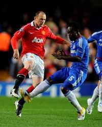 Wayne Rooney - Manchester United & Michael Essien -  Chelsea (Getty Images)