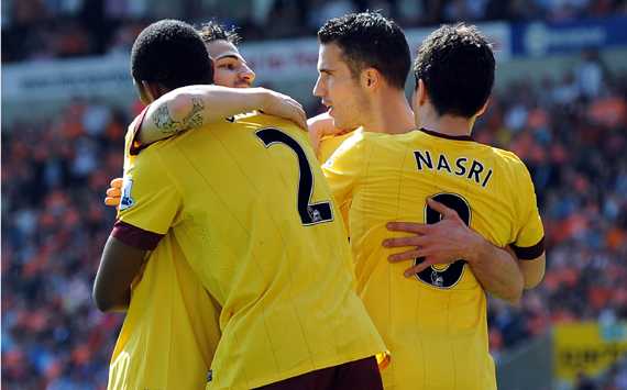 EPL : Abou Diaby, Blackpool v Arsenal