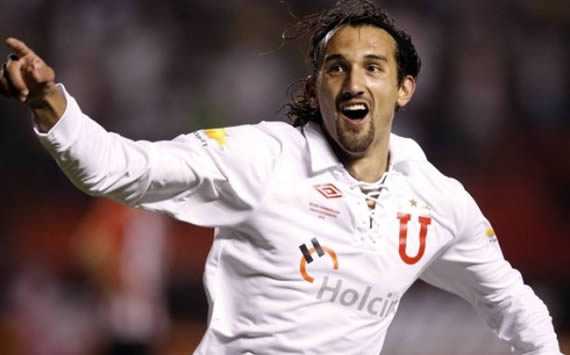 El festejo de Hernan Barcos - LDU Quito
