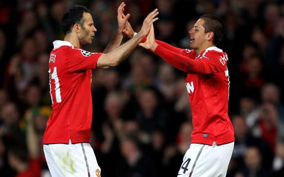UEFA Champions League  : Javier Hernandez - Ryan Giggs, Manchester United v Chelsea