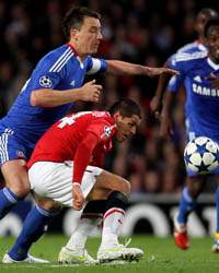 UEFA Champions League - Manchester United vs Chelsea,Javier Hernandez and John Terry