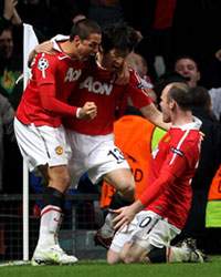 Balcazar Javier Hernandez, park & rooney -
 Manchester united Vs Chelsea 