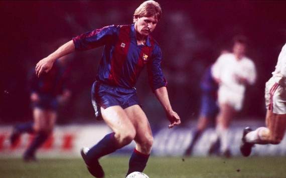 Bernd Schuster im Trikot des FC Barcelona