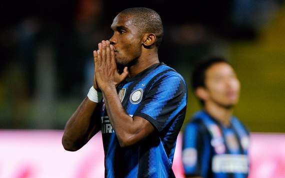 Eto'o out of Inter's Roma date