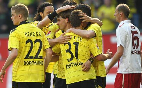 Dortmunder Jubel im Heimspiel gegen Freiburg