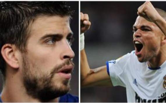 İspanya özel: Pique (Barcelona) - Pepe (Real Madrid)