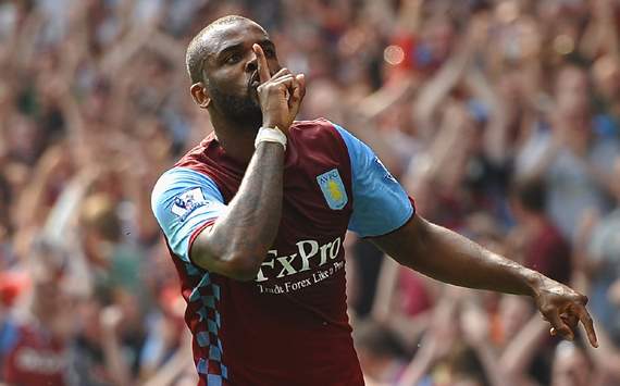 EPL : Darren Bent, Aston Villa v Stoke City