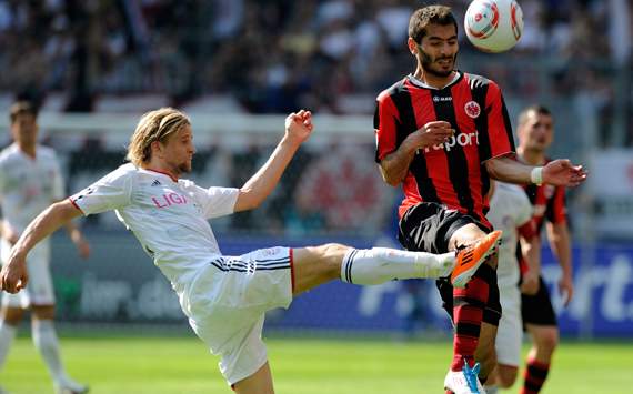 Bundesliga: Eintracht Frankfurt - Bayern München, Anatoliy Timoshchuk; Halil Altintop