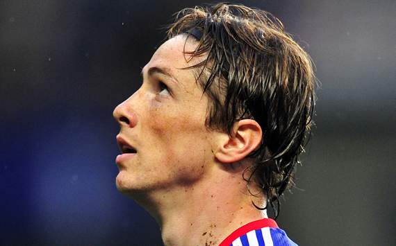 Torres Wearing Chelsea