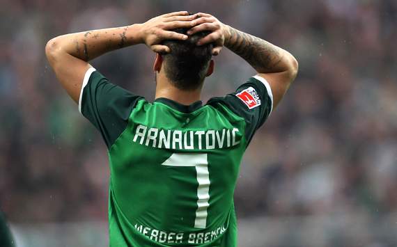 Werder Bremen's Marko Arnautovic admits he must make amends for errors