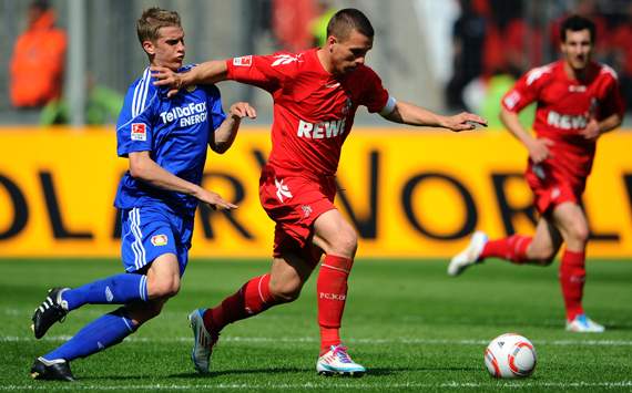 Bundesliga: 1. FC Köln - Bayer Leverkusen, Lars Bender, Lukas Podolski (Getty Images)