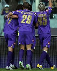 Fiorentina celebrating - Fiorentina-Udinese - Serie A (Getty Images)