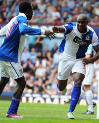 EPL : Jason Roberts - Robert Green, West Ham United v Blackburn Rovers 