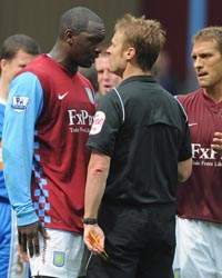 BPL,Aston Villa v Wigan Athletic,Emile Heskey and Mike Jones