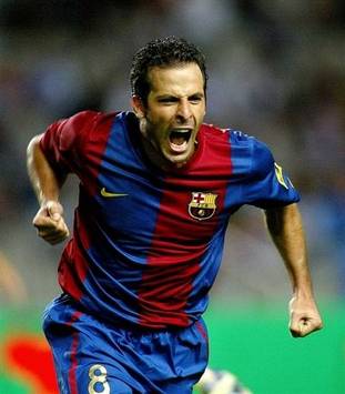 Spanish Supercup: Giuly celebrates for Barcelona (AFP)
