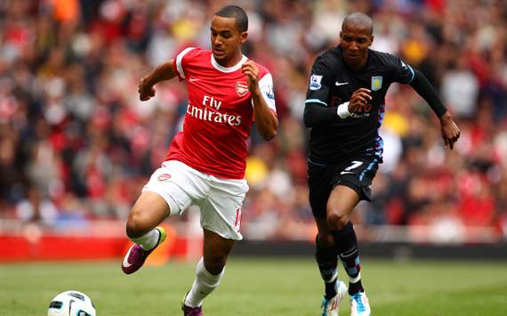 EPL : Theo Walcott; Ashley Young, Arsenal v Aston Villa