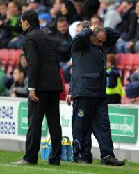 EPL, Avram Grant,Wigan Athletic vs West Ham United