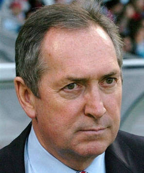 Gerrard Houllier - manager of Lyon 