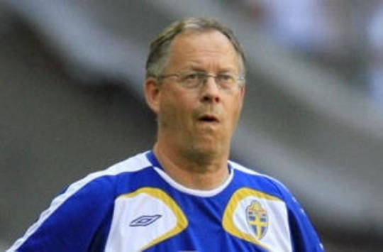 Lars Lagaerback, swedish national coach (AFP)