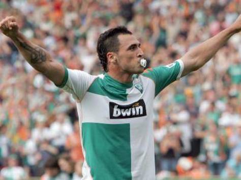 Hugo Almeida of Werder Bremen (AFP)