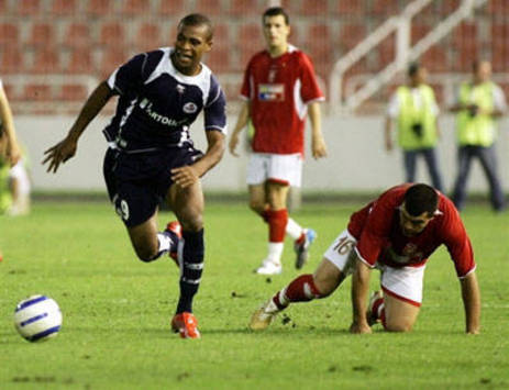 Johan Audel of Lille vs Skopje