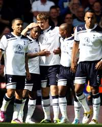 EPL : Roman Pavlyuchenko, Tottenham Hotspur v Birmingham Cit