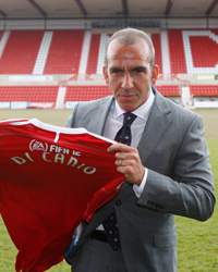 Swindon Town manager Paolo di Canio