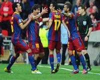 UEFA Champions League: Barcelona celebrates