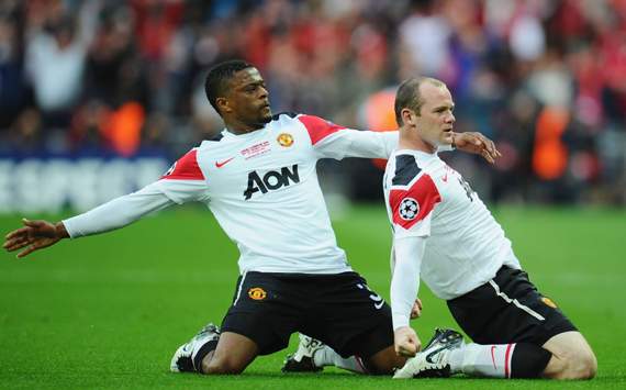 Wayne Rooney & Patrice Evra - Manchester United (Getty Images)