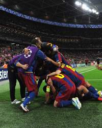 UEFA Champions League Final, Barcelona v Manchester United, David Villai