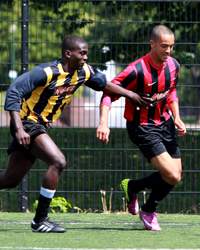 Peter Crouch and Theo Walcott