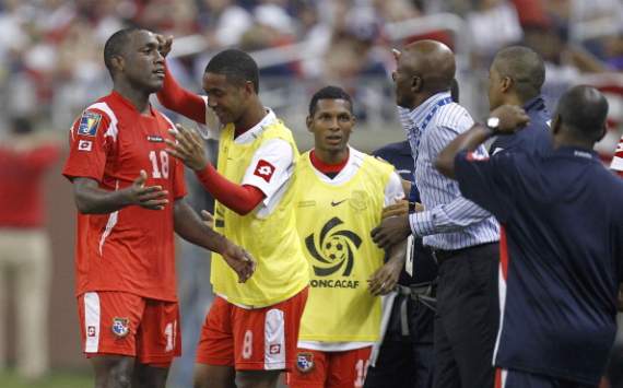 Gold Cup 2011 - Luis Tejada, Panama celebrate