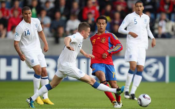 UEFA European U21 Championships: Thiago Alcantara - Thomas Cleverley - Kyle Walker, Spain v England