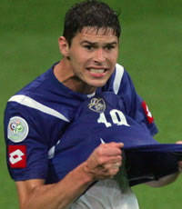 Nikola Zigic, the new serbian player of Racing (AFP)