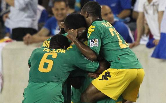 Jamaica celebrate, Gold Cup 2011 (Getty)