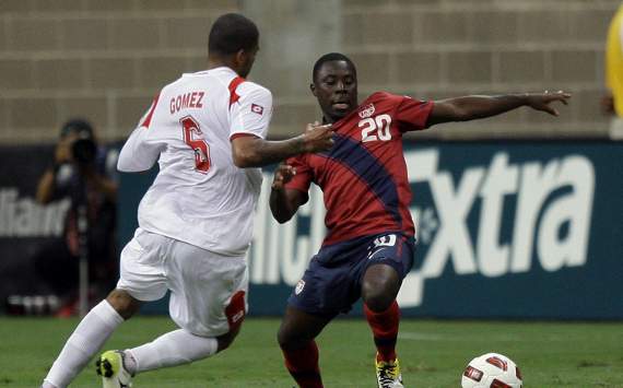 Freddy Adu, USA; Gabriel Gomez, Panama; Gold Cup