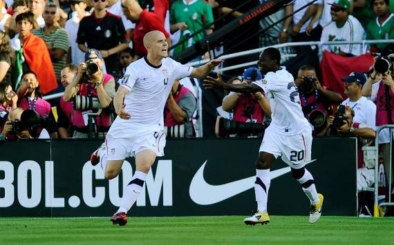 Michael Bradley and Freddy Adu, USA (Getty Images)