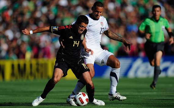 Javier 'Chicharito' Hernandez, Mexico; Jermaine Jones, USA; Gold Cup final