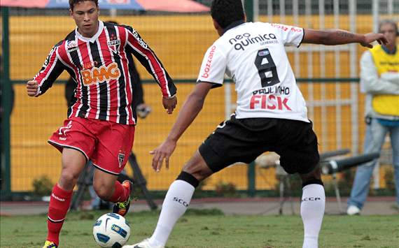 Marlos e Paulinho - Corinthians x São Paulo (Wander Roberto/VIPCOMM)