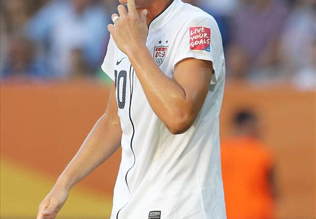 United States' Abby Wambach finishes behind Japan's Homare Sawa in FIFA World Women's Player of the Year voting