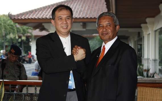 Djohar Arifin Husin & Farid Rahman - Ketua & Wakil Ketua PSSI (Arief Setiadi/GOAL.com Indonesia)
