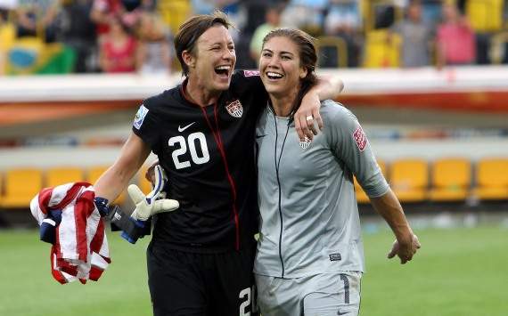 Abby Wambach and Hope Solo, USA (Getty Images)