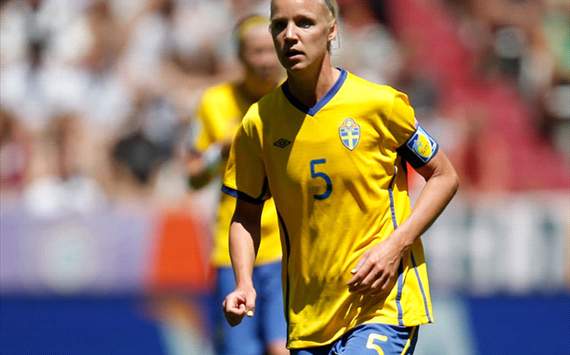 Schwedens Mittelfeldspielerin Caroline Seger