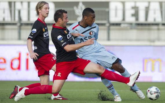     Daan Bovenberg, Leen van Steensel, Leroy Fer, Excelsior - Feyenoord (PRO SHOTS)