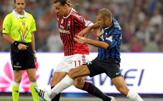 Italian Super Cup: Ibrahimovic - Samuel, Milan - Inter