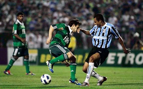 Gilberto Silva e Valdívia - Grêmio x Palmeiras ( Gremio.net)