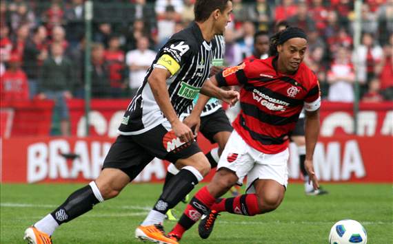 Ronaldinho Gaúcho, Figueirense x Flamengo  Crédito: Cristiano Andujar/VIPCOMM