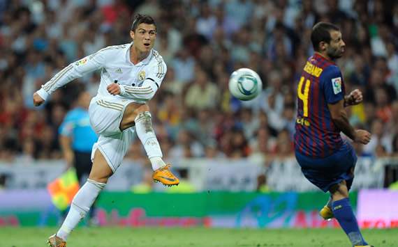 Spanish Supercup: Real Madrid vs Barcelona: Cristiano Ronaldo, Javier Mascherano 