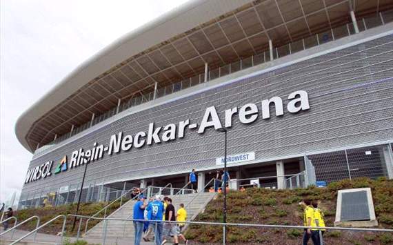 Die Rhein-Neckar-Arena der TSG 1899 Hoffenheim