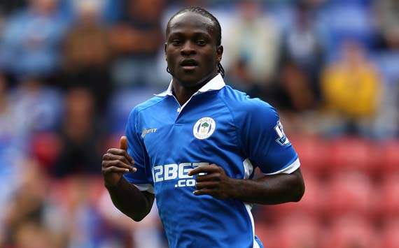 Victor Moses of Wigan Athletic